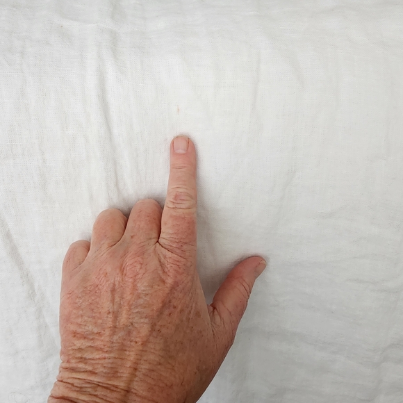 White 100% Linen Maxi Dress - Picture 16 of 16